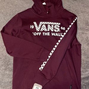 Maroon Vans Hoodie